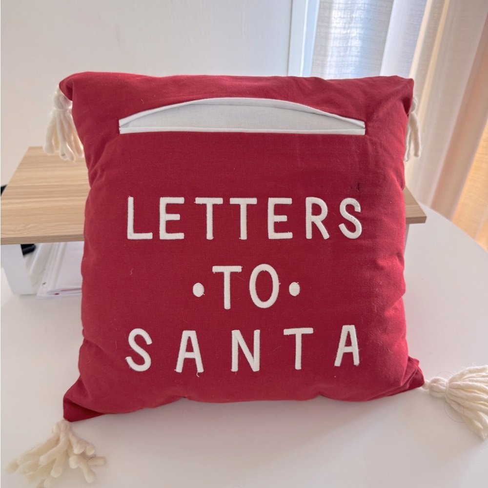 Letters to Santa Pillow